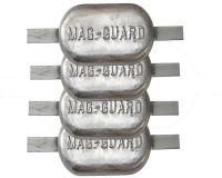 4 x 2.5kg boat Anodes Magnesium