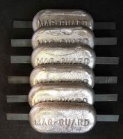 6 x 2.5kg Magnesium boat Anodes